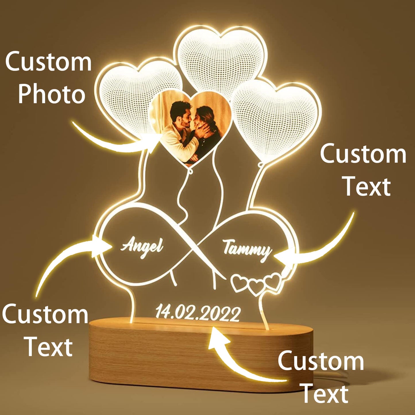 Customized Photo Night Light