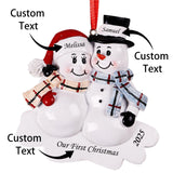 Custom Personalized Couple Christmas Ornaments 2025