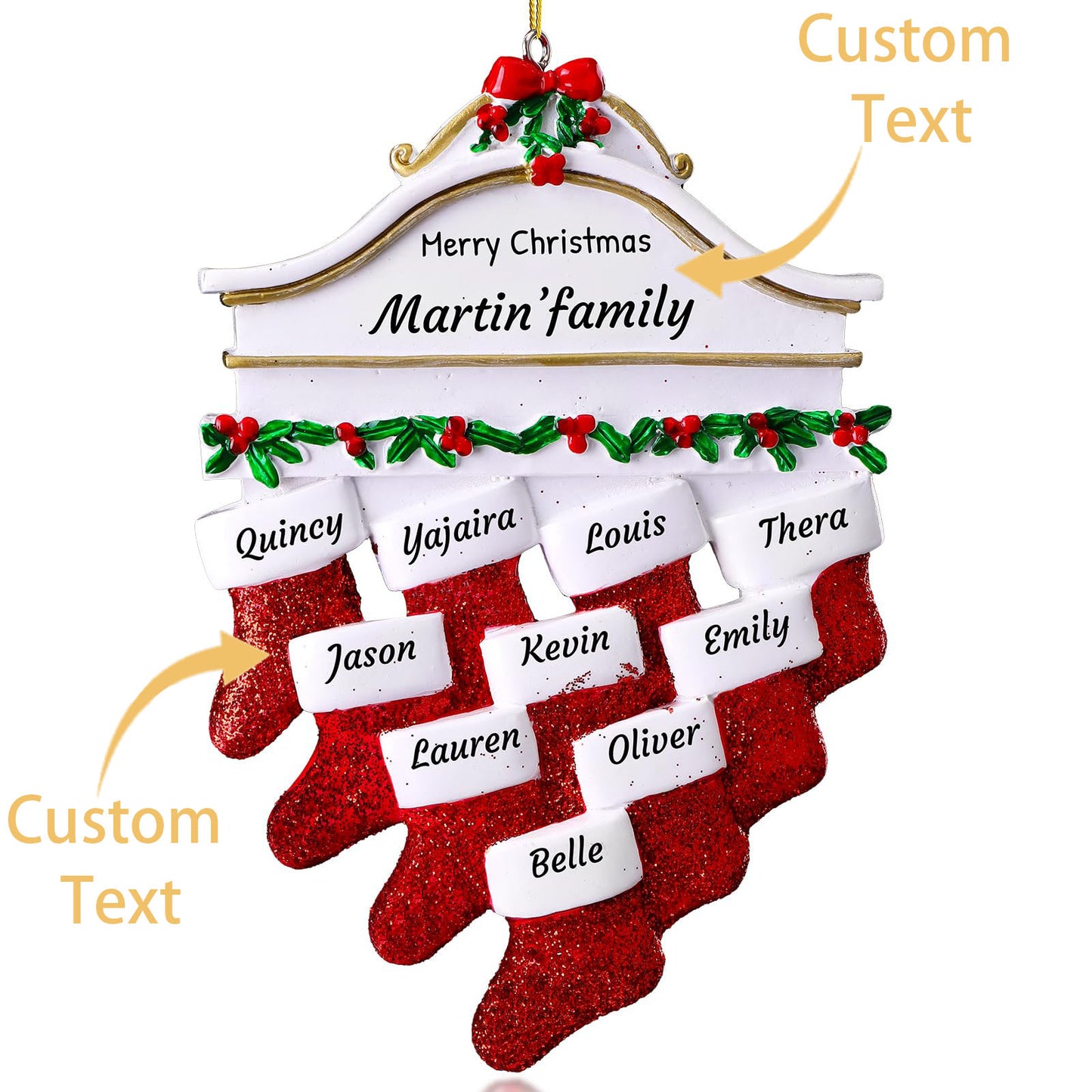 Personalized Christmas Ornaments Family