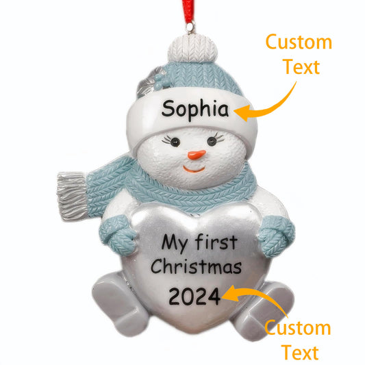 2024 Personalized Baby's First Christmas Ornaments