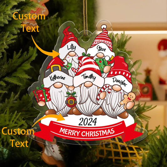 Personalized Family Christmas Ornaments