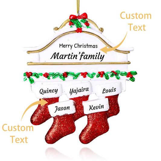 Personalized Christmas Ornaments Family