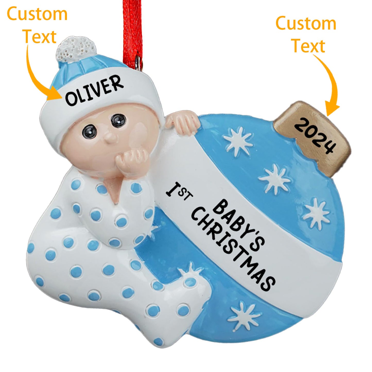 Personalized Baby's First Christmas Ornaments