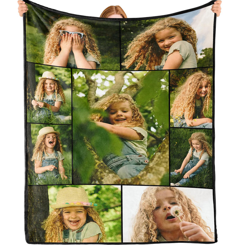 Custom Blanket - Custom Blanket with Photos - 9 Photos