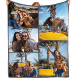 Custom Blanket - Custom Blanket with Photos - 5 Photos