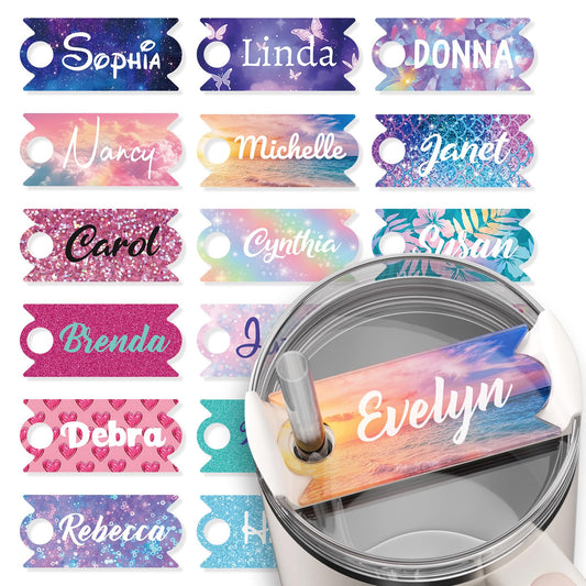 Personalized Stanley Cup Nameplate - 20 oz 30 oz 40 oz Custom Name Tag