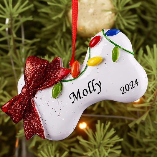 Personalized Dog Christmas Ornaments