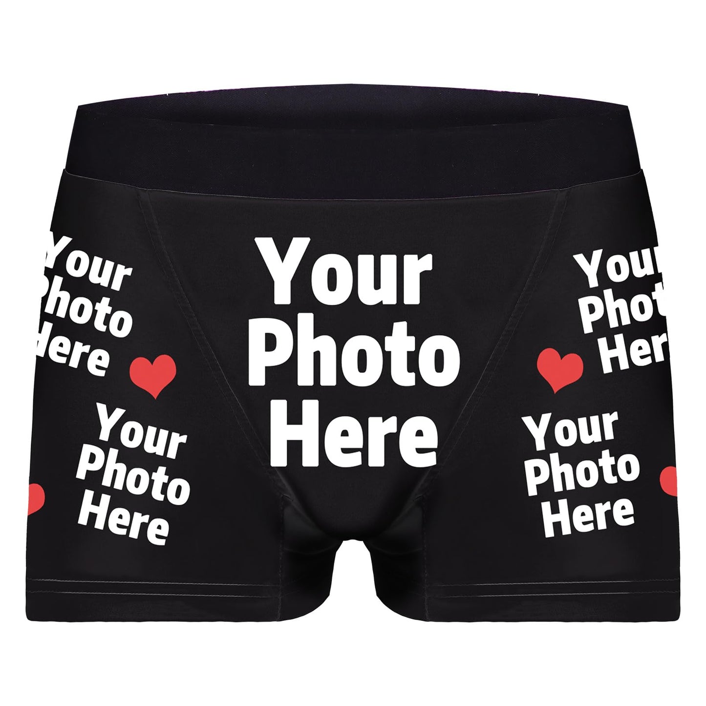 Custom Personalized Men's Facial Expression Boxer Shorts