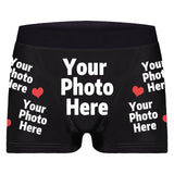 Custom Personalized Men's Facial Expression Boxer Shorts