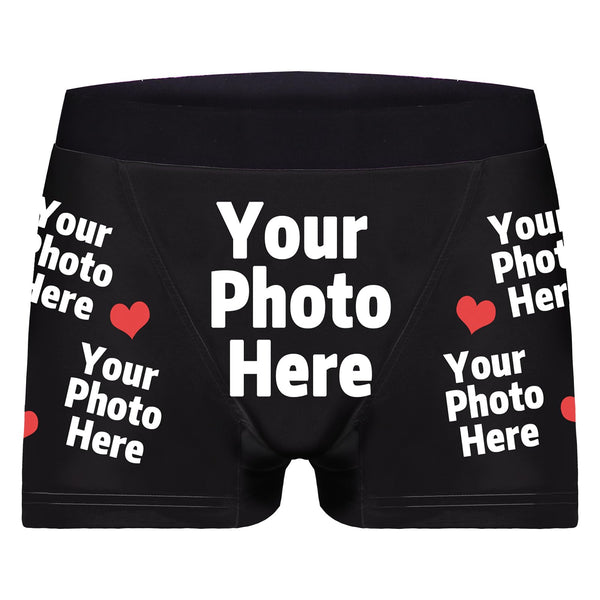 Custom Personalized Men's Facial Expression Boxer Shorts
