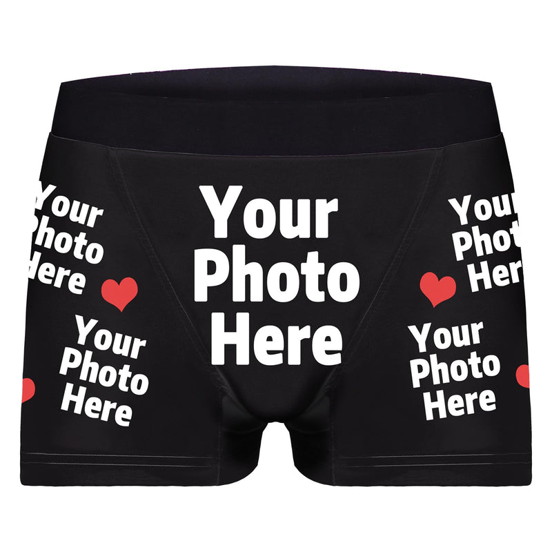 Custom Personalized Men's Facial Expression Boxer Shorts