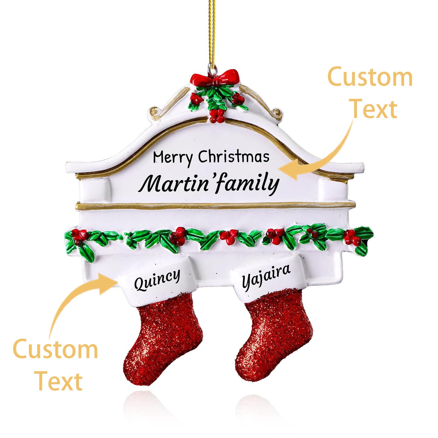 Personalized Christmas Ornaments Family