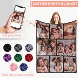 Custom Blanket - Personalized Blanket, Custom Blanket with Photos, 8 Photos
