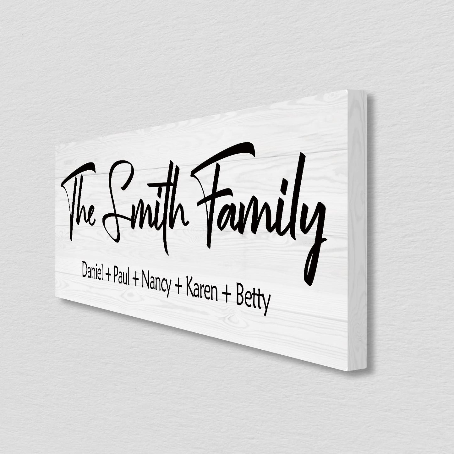 Customized Surname Wooden Decorative Plaques