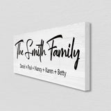 Customized Surname Wooden Decorative Plaques