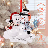 Custom Personalized Couple Christmas Ornaments 2025