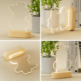 Wooden LED Lighting Base