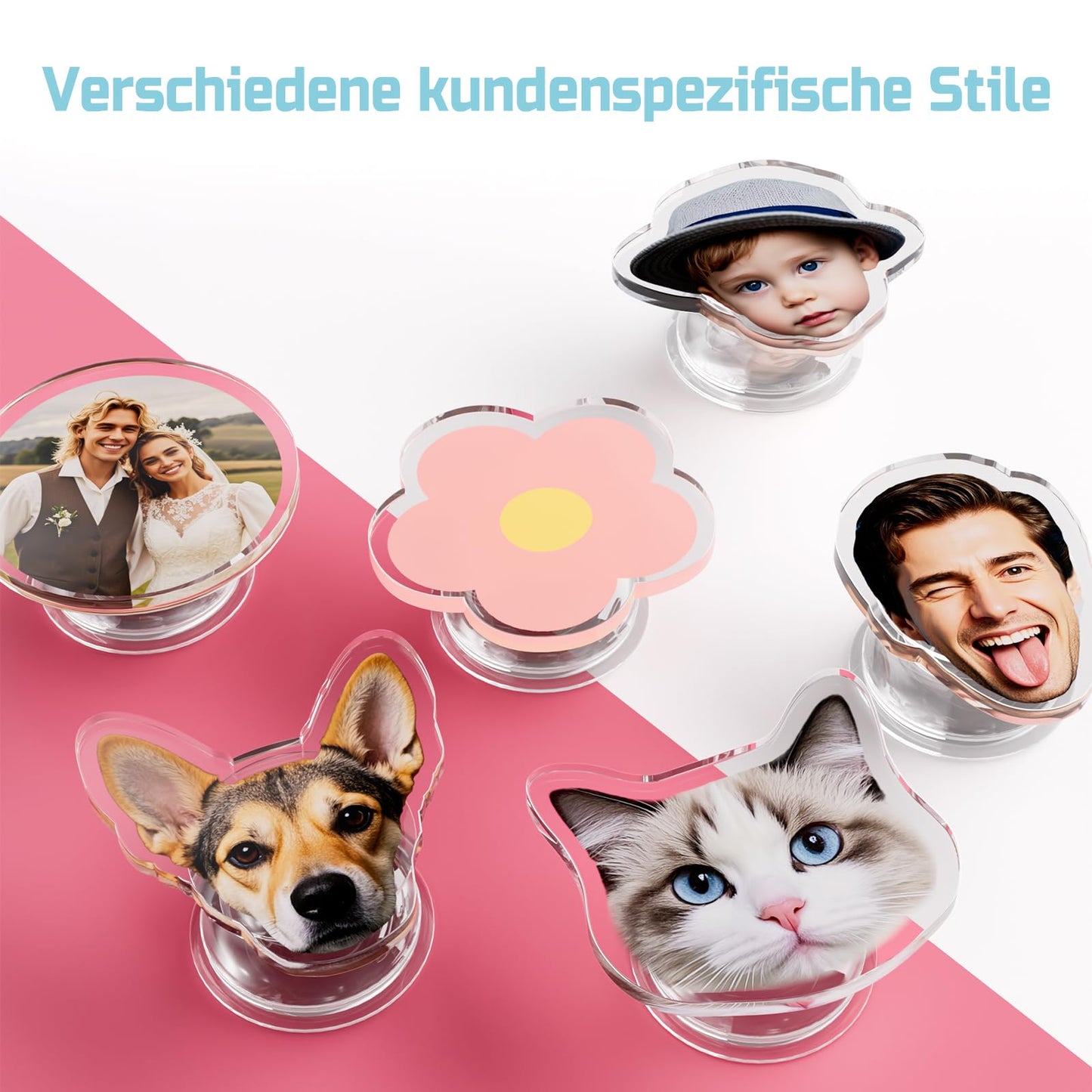 Customized Personalized Phone Holder for All Phones Creative Gifts