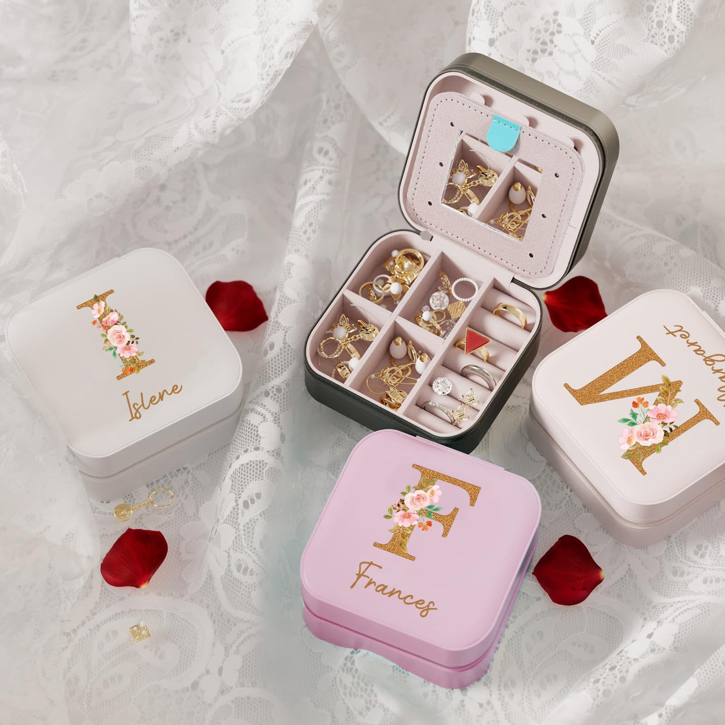 Portable Small Travel Custom Jewelry Organizer
