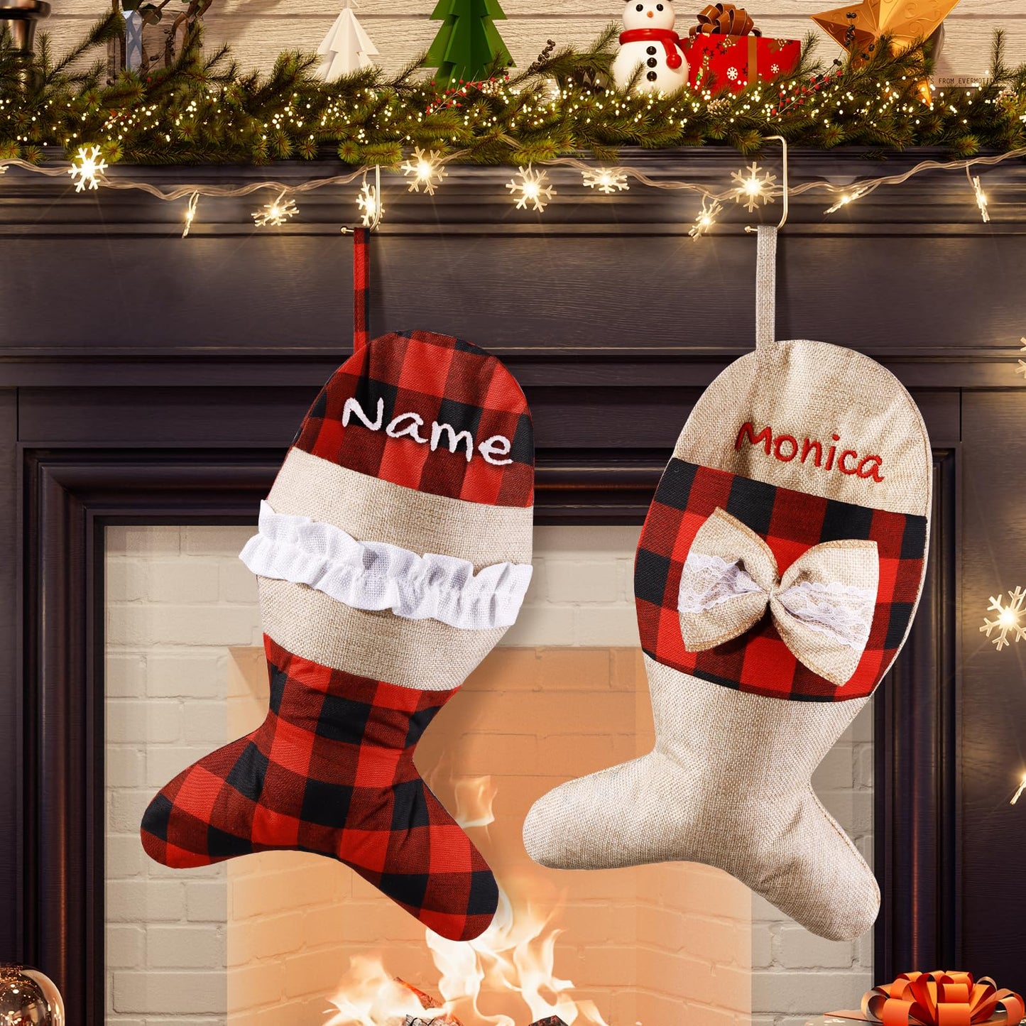 Personalized Cat Christmas Stocking