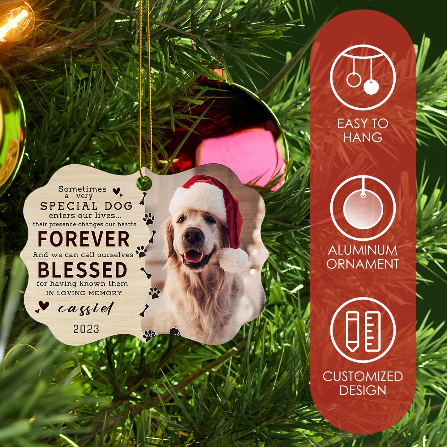 Personalized Pet Christmas Ornaments