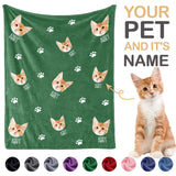 Personalized Dog Blankets - Custom Blankets for Pet Puppies Dogs and Cats