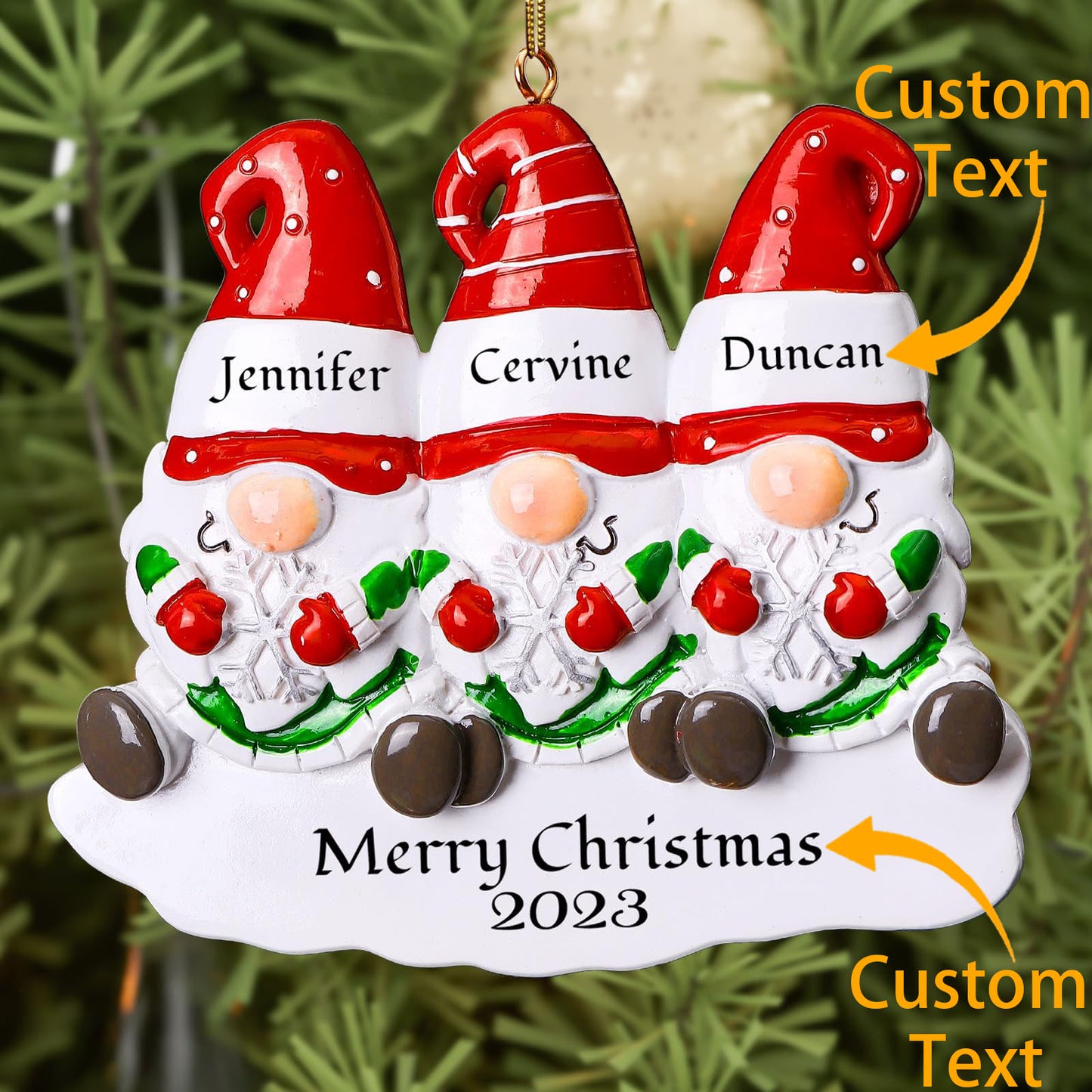 Personalized Family Christmas Ornaments