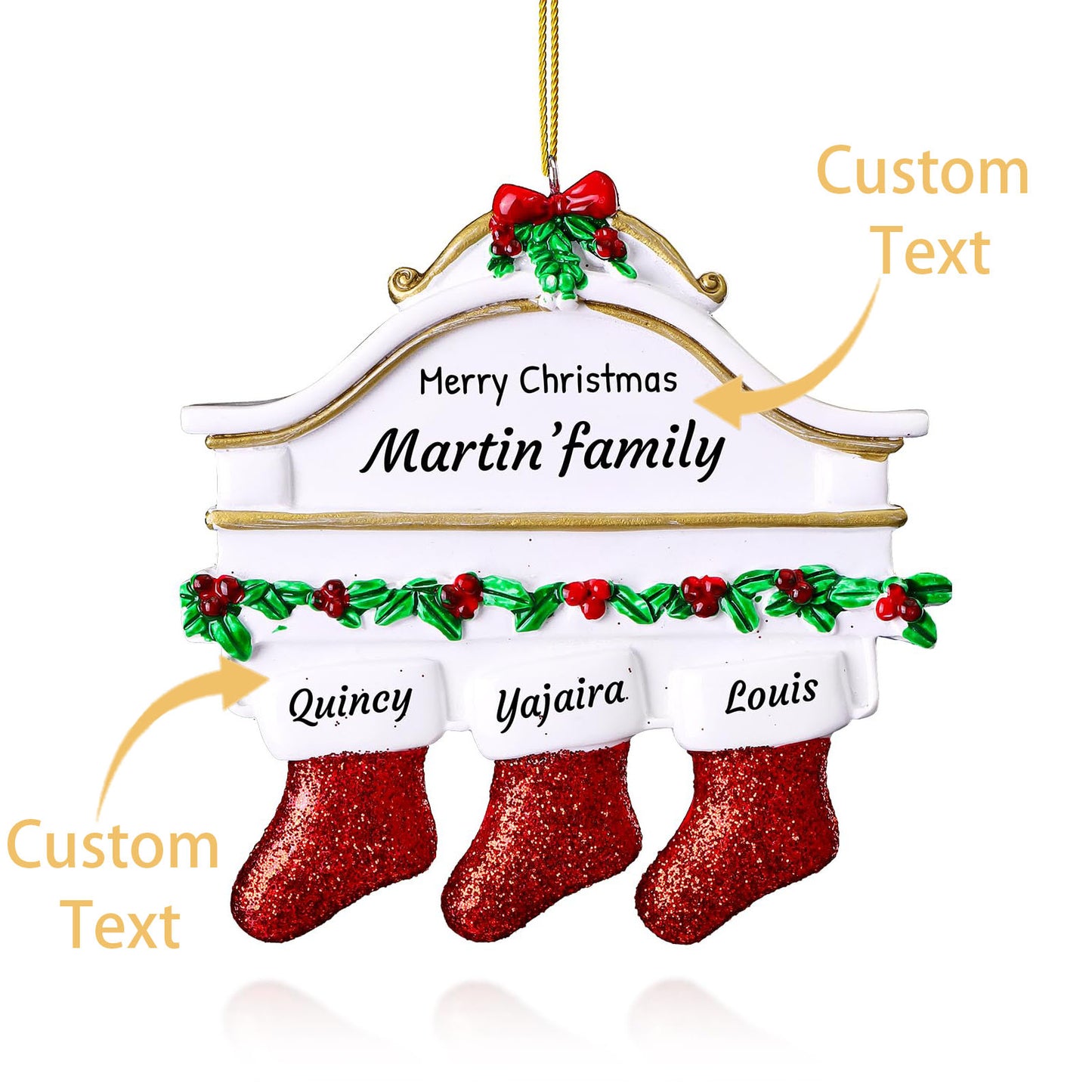 Personalized Christmas Ornaments Family