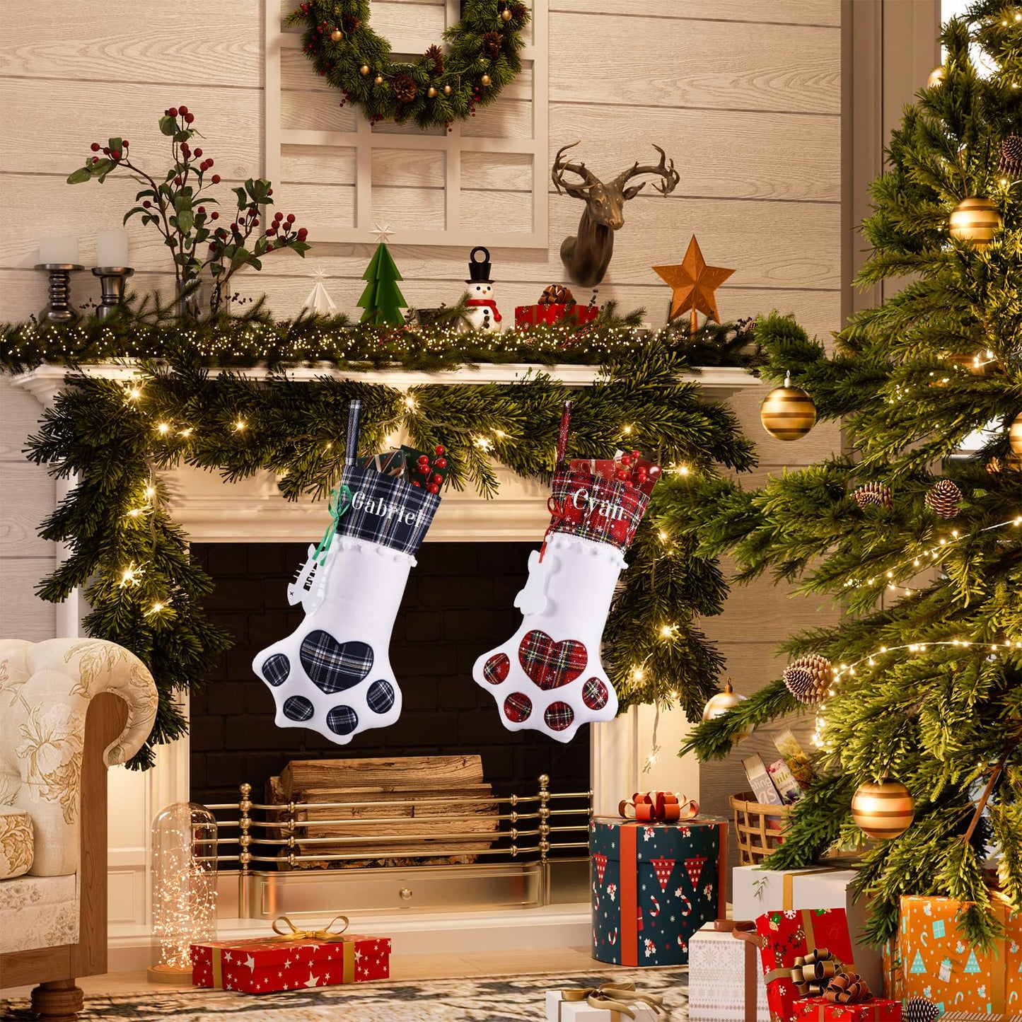 Personalized Dog Christmas Stocking