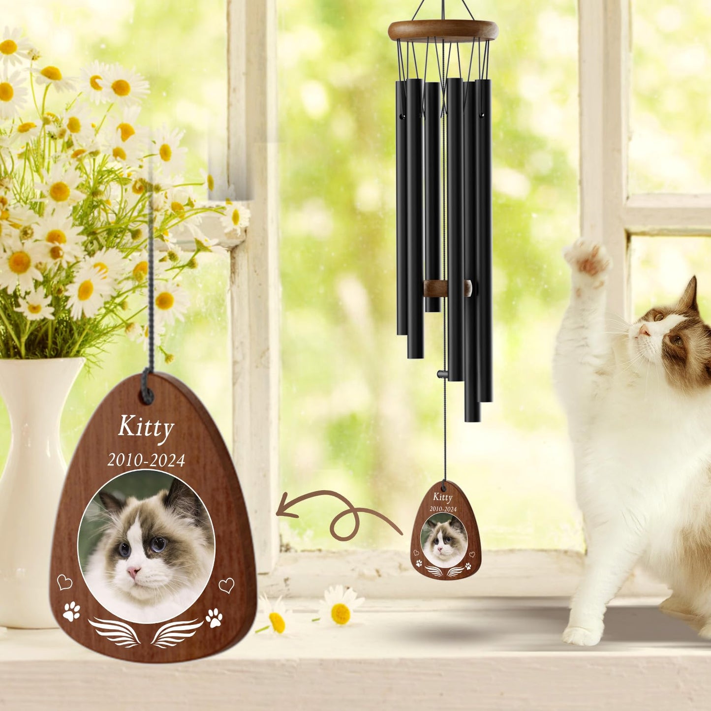 Personalized Pet Memorial Wind Chimes