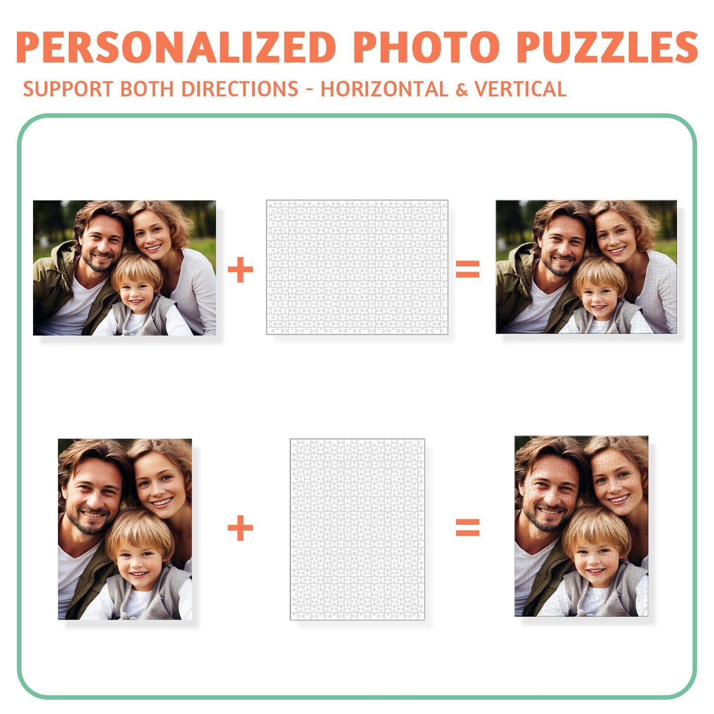 Customized puzzles Personalized puzzles based on photos 35 pieces