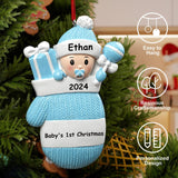 Babys First Christmas Personalized  Ornament
