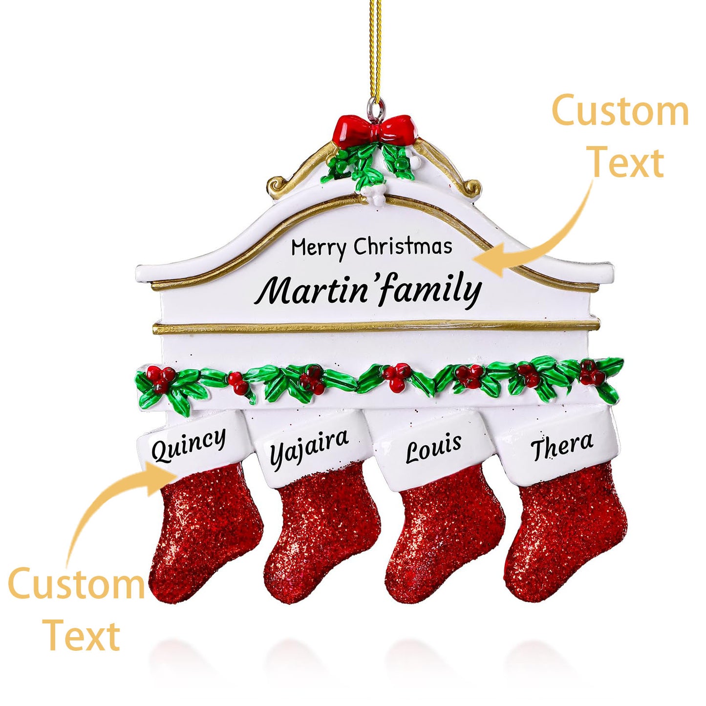 Personalized Christmas Ornaments Family