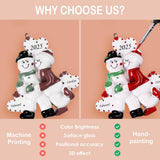 Custom Personalized Couple Christmas Ornaments 2025