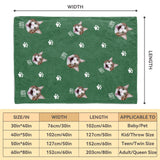 Personalized Dog Blankets - Custom Blankets for Pet Puppies Dogs and Cats