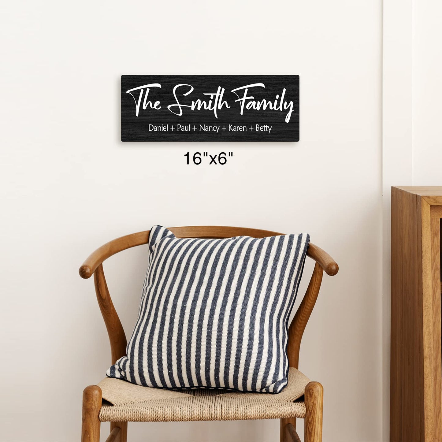 Customized Surname Wooden Decorative Plaques