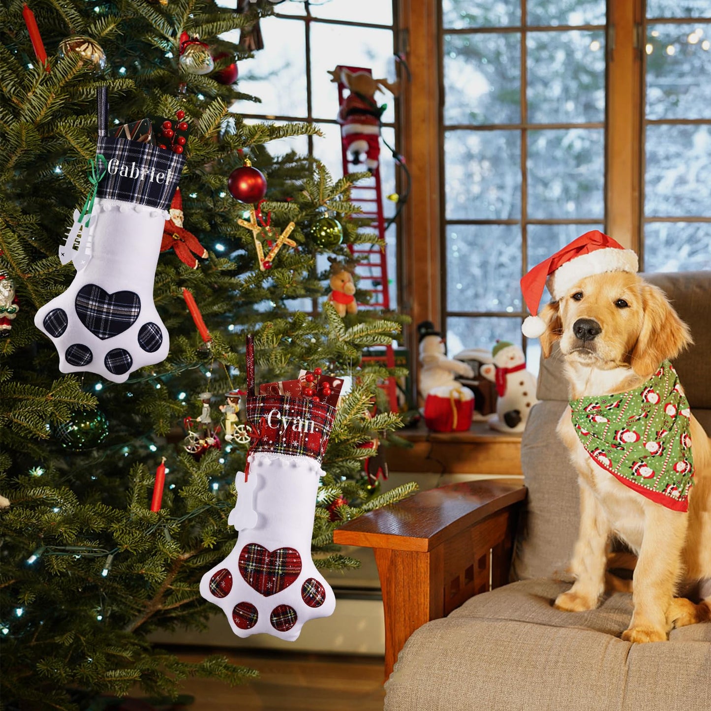 Personalized Dog Christmas Stocking