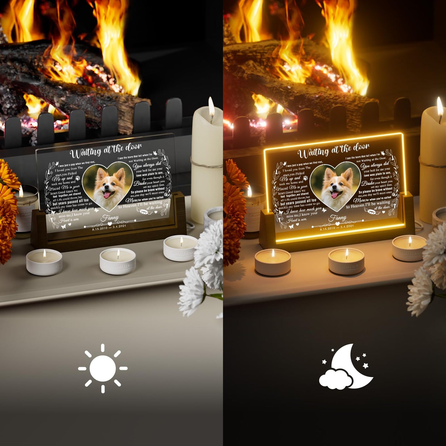 Personalized Cat Funeral Condolences Pet Memorial Gifts, Custom Gifts