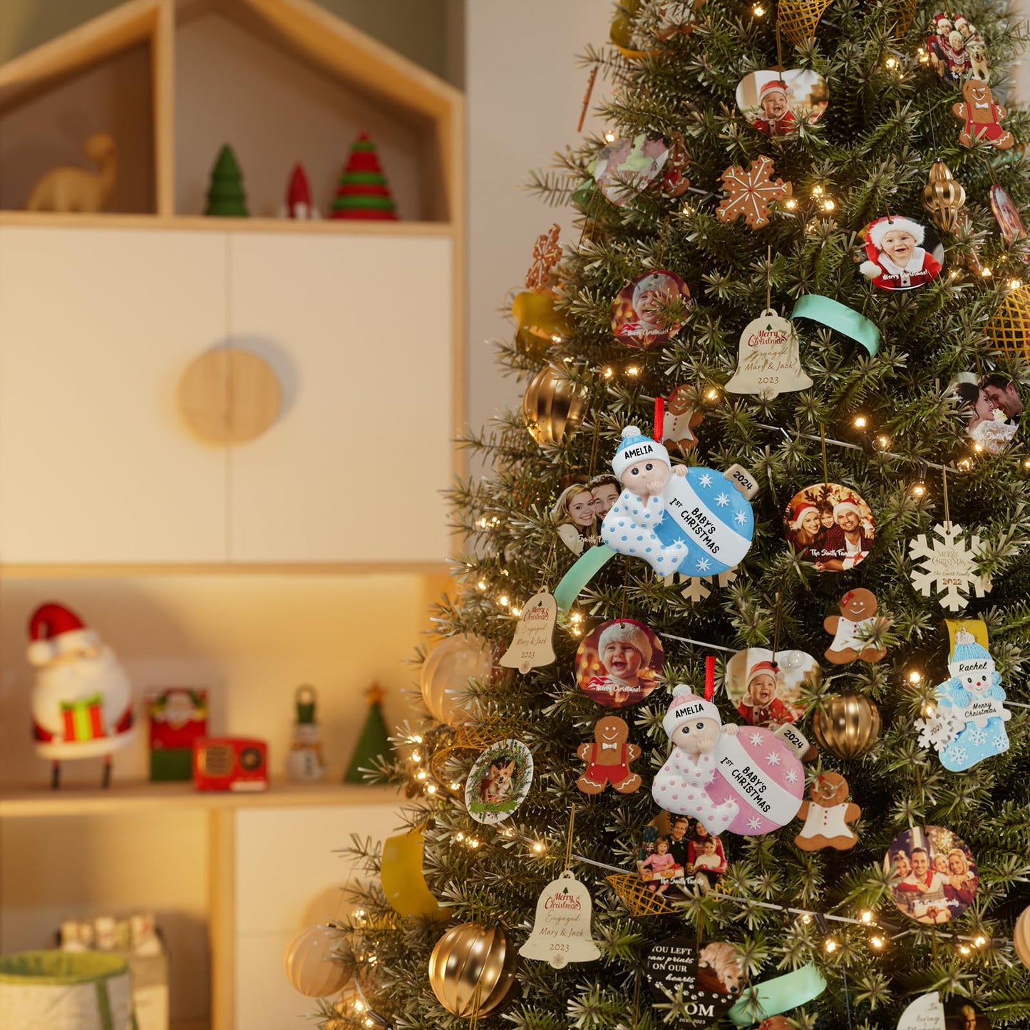 Personalized Baby's First Christmas Ornaments