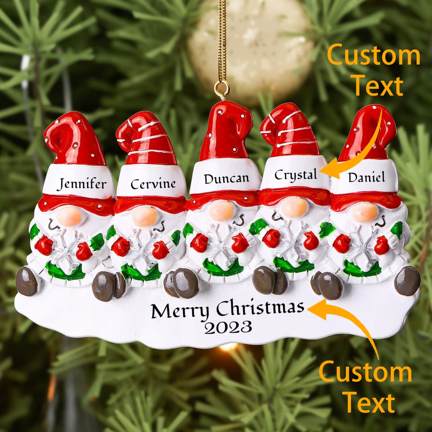 Personalized Family Christmas Ornaments