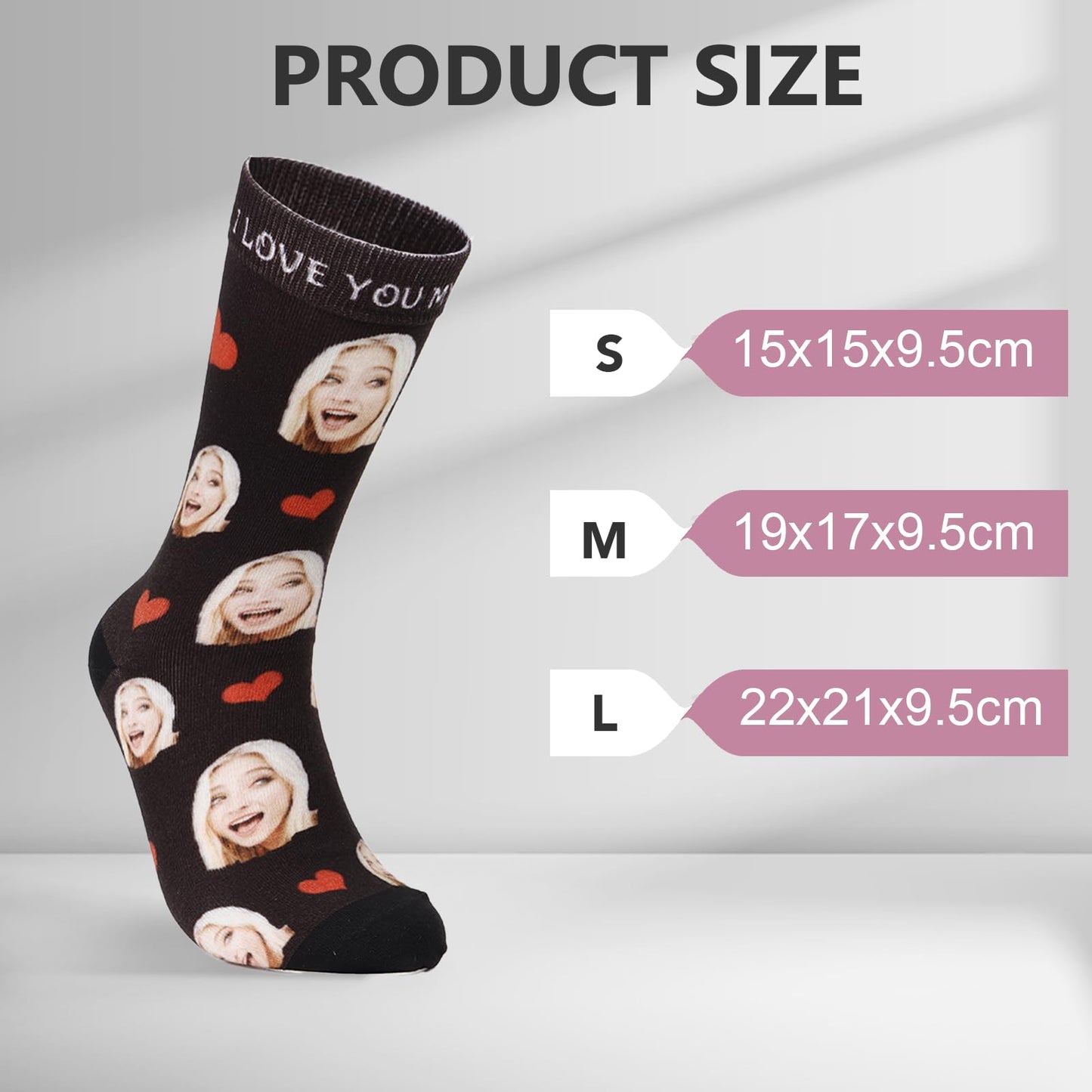 Personalized Socks with Photo Funny Socks Gifts for Men Women