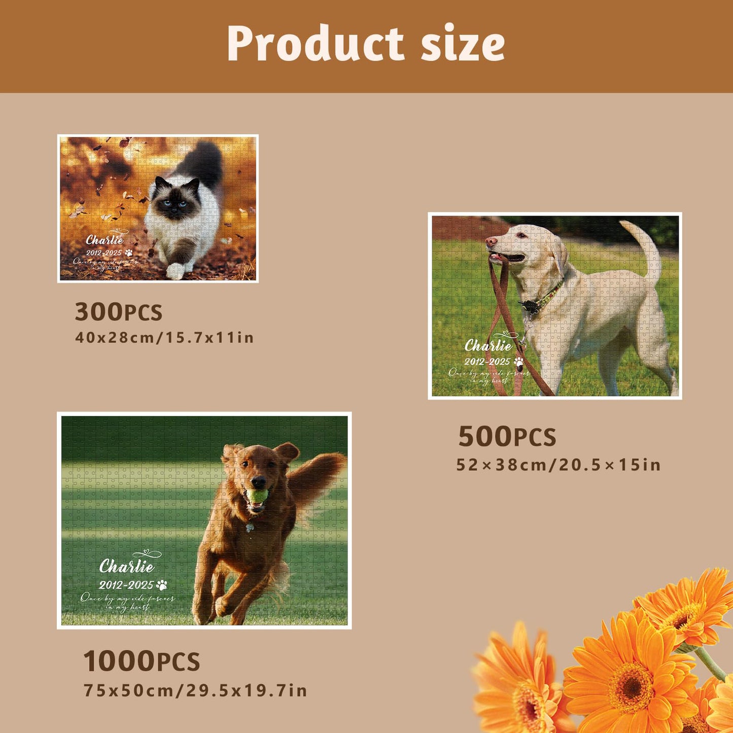 Custom Personalized Wooden Puzzle with Photo