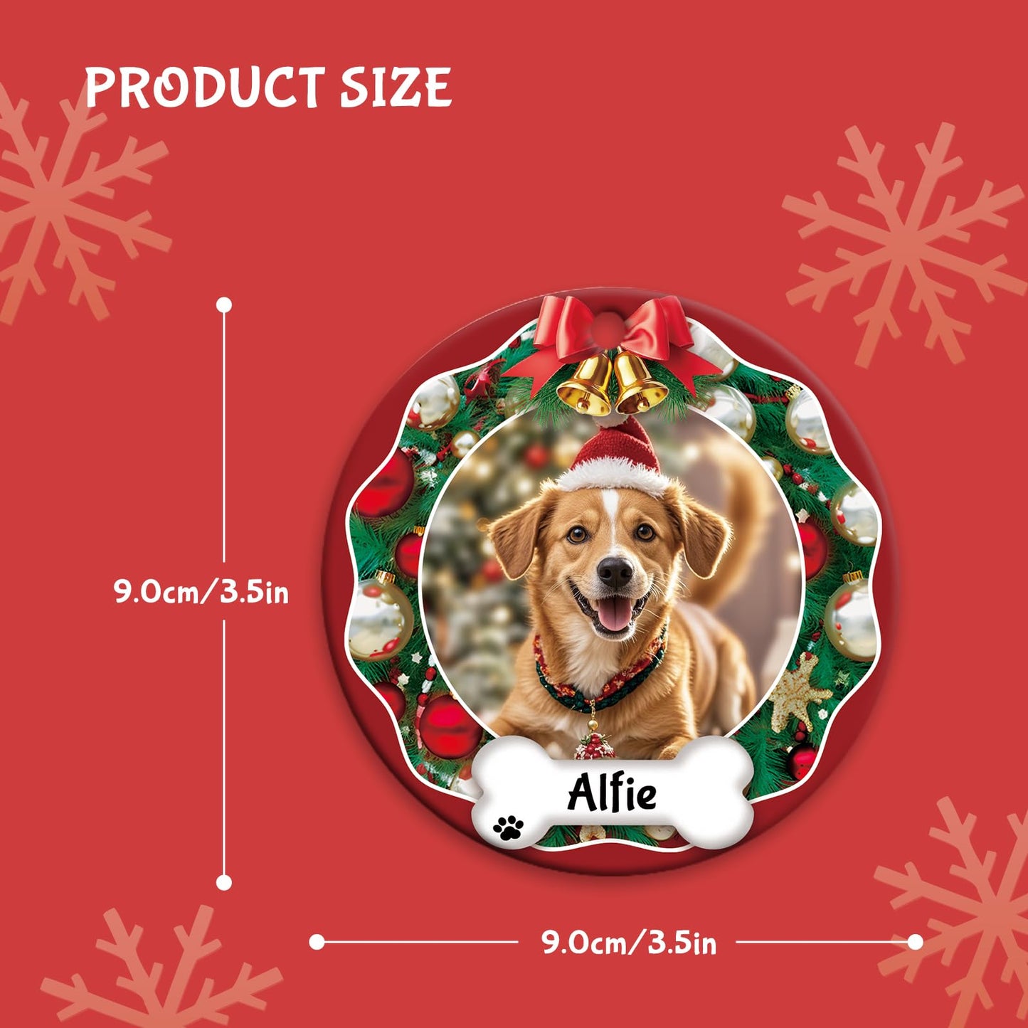 Personalized Dog Christmas Ornaments 2024