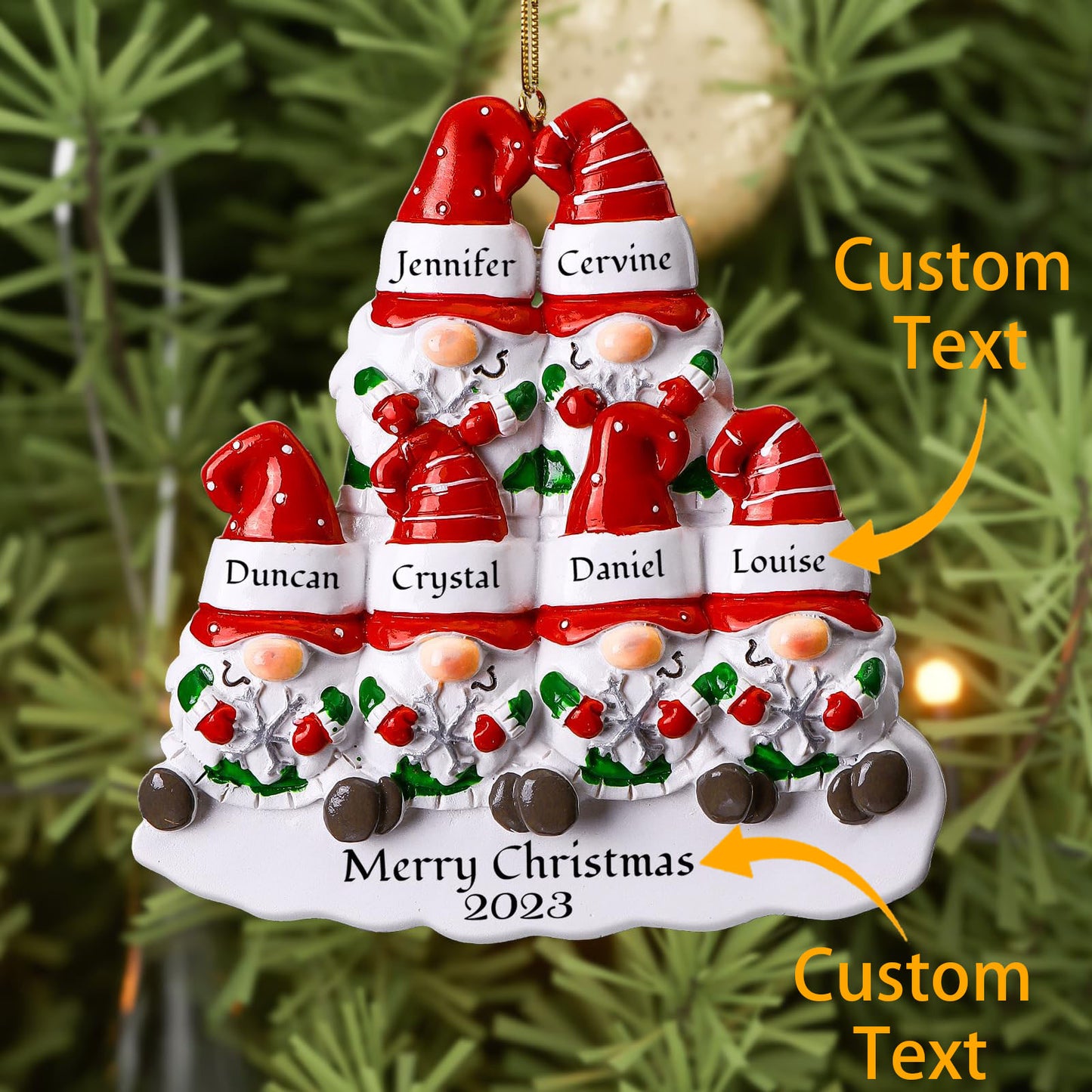 Personalized Family Christmas Ornaments