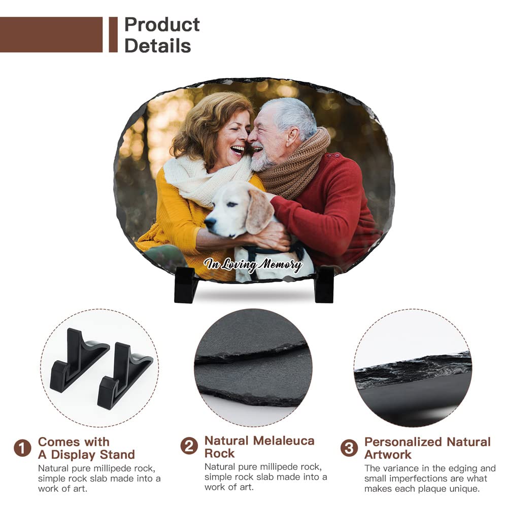 Customized Photo Slate Plaque Frames