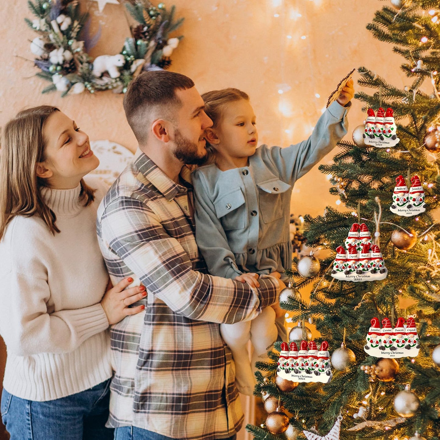 Personalized Family Christmas Ornaments