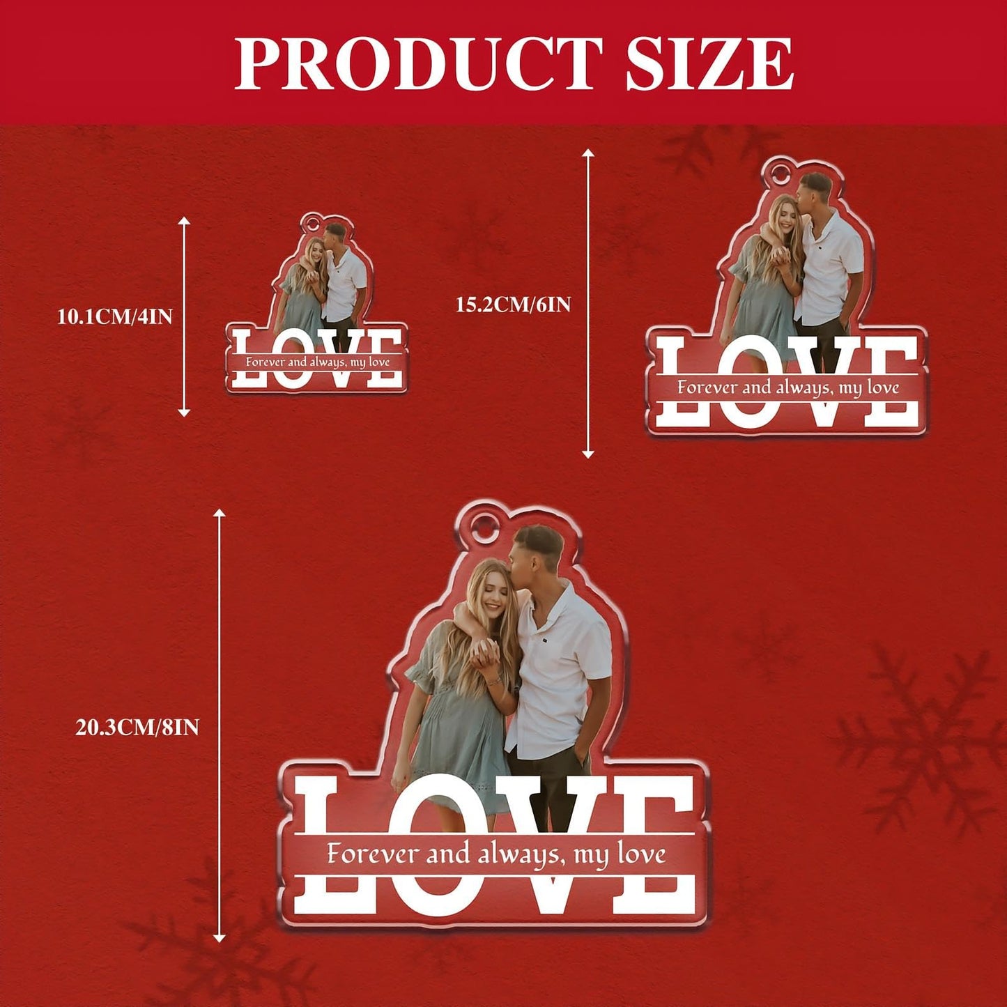 LOVE Picture Custom Personalized Jewelry Pendant 2025