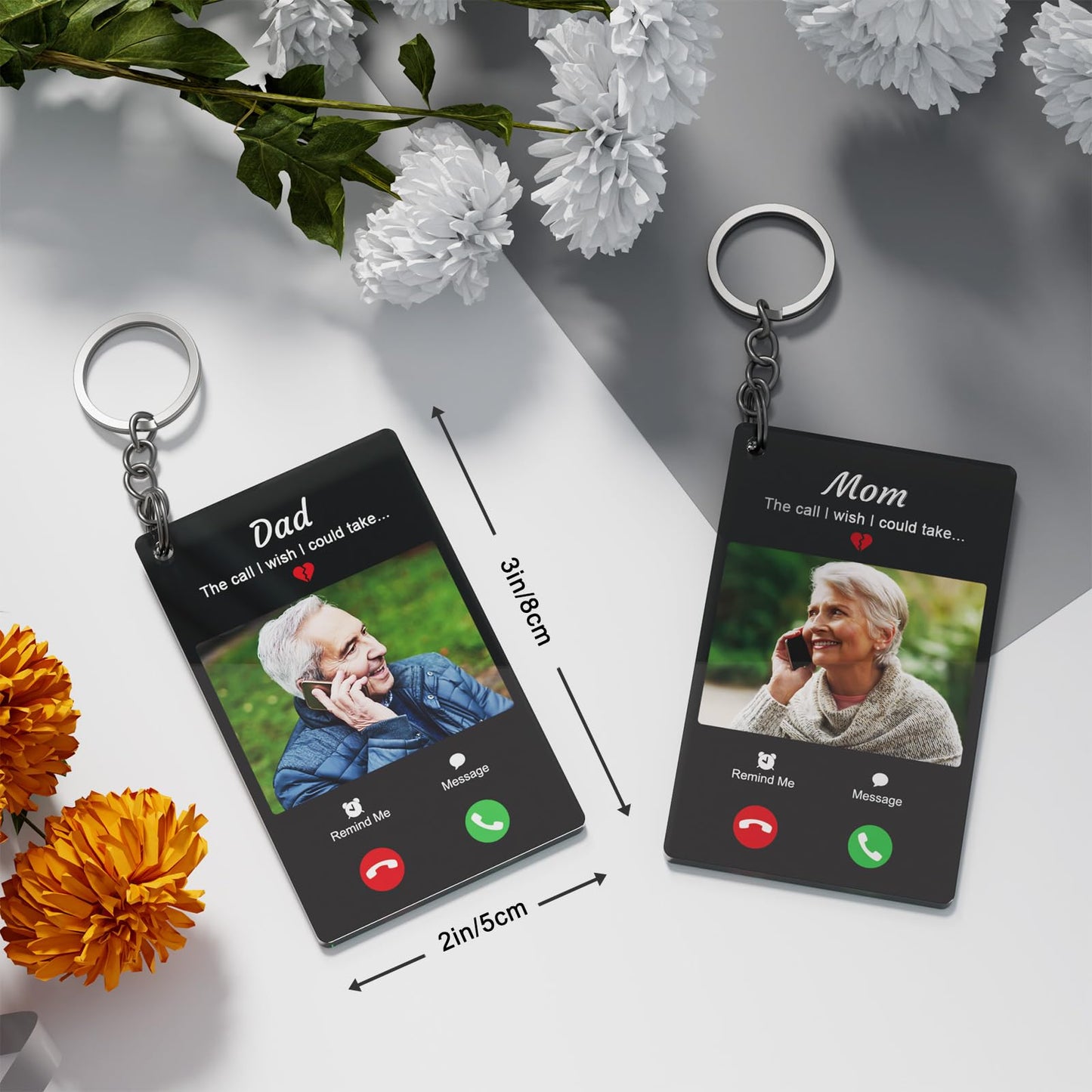 Customized Personalized Commemorative Keychain