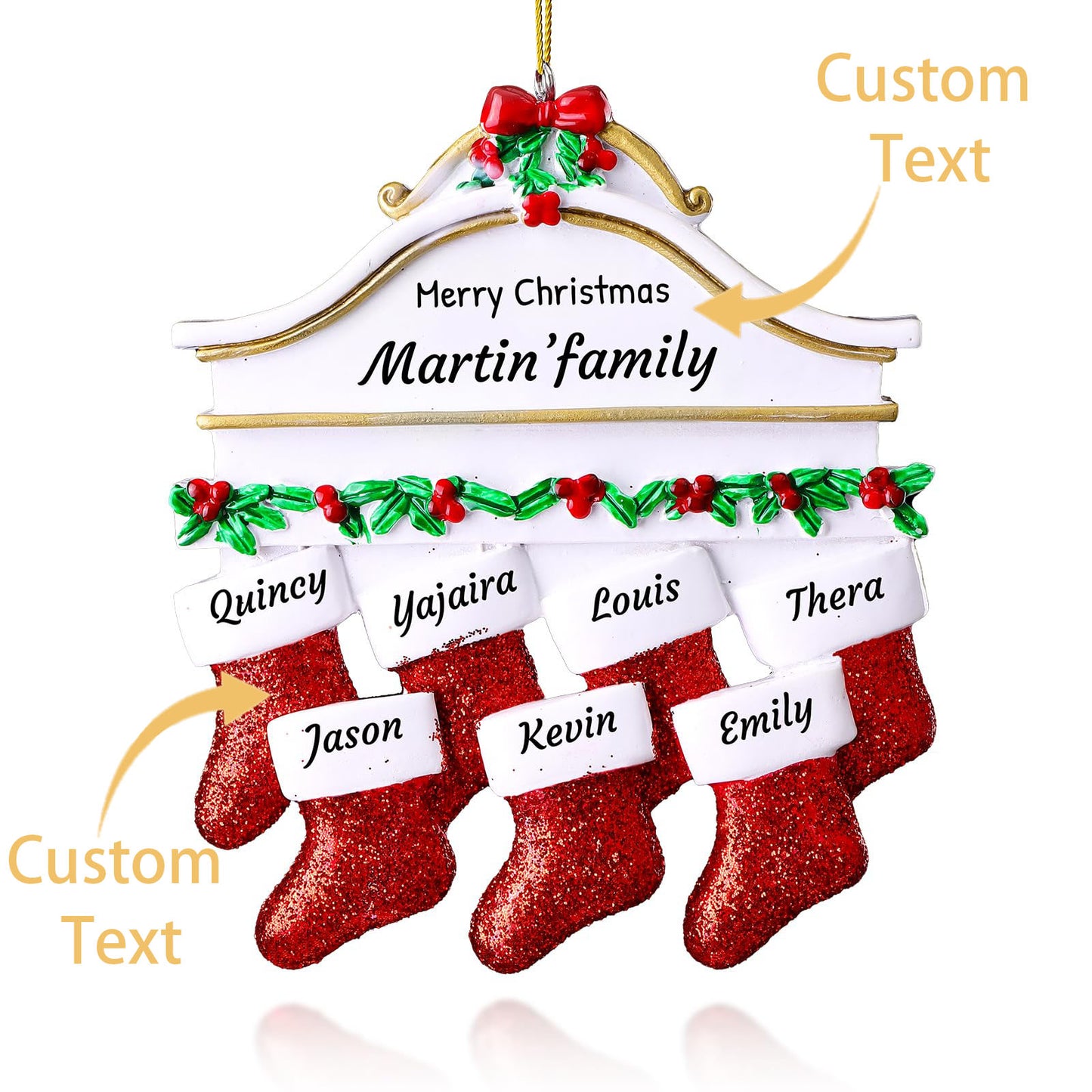 Personalized Christmas Ornaments Family