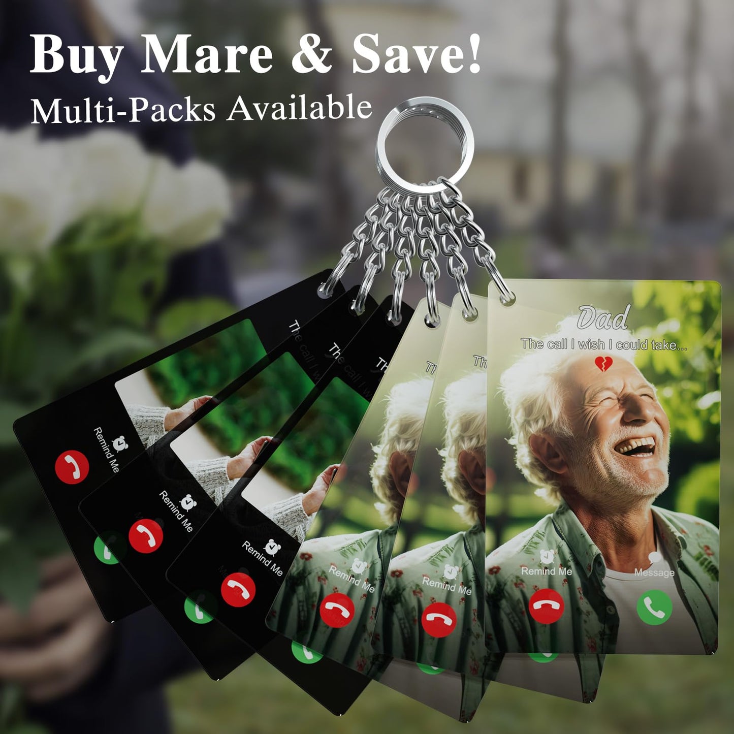Customized Personalized Commemorative Keychain